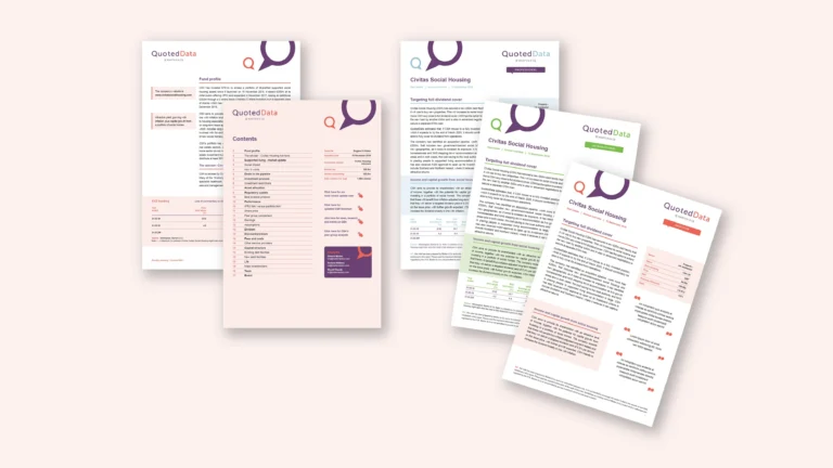 Research report template in Microsoft Word for Quoted Data – ZOARC Creative