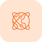 Icon representing London location and global reach, reflecting ZOARC Creative’s international clientele.