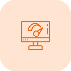 Icon illustrating efficiency and creativity, showing design that improves productivity.